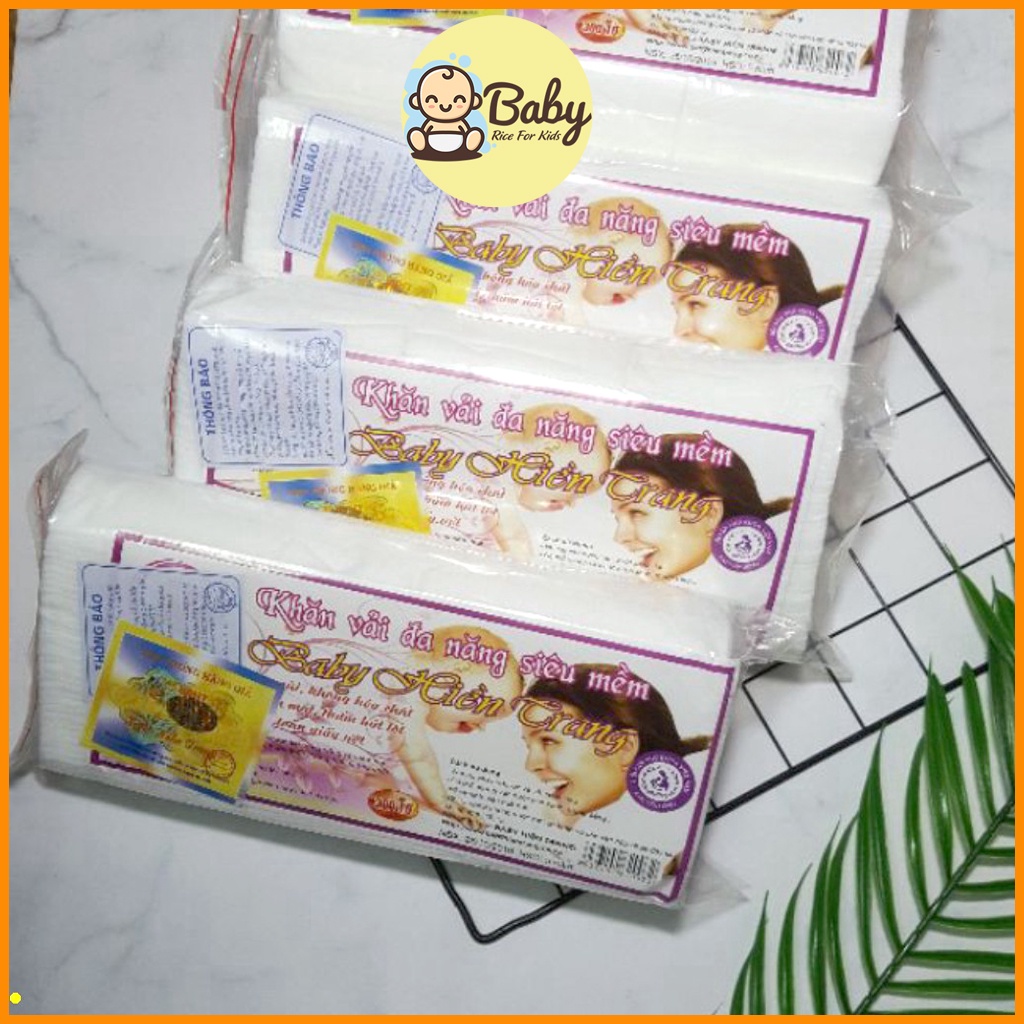 Khăn Vải Khô Đa Năng Baby Hiền Trang Bịch 250G Đồ Dùng Mẹ Bé BabyRice 071