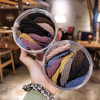 Set 5 Dây Cột Tóc Co Giãn Mini Đơn Giản Cho Nữ