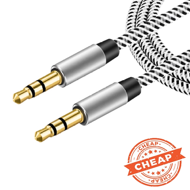 Bộ 1/2/3 dây cáp giắc cắm âm thanh Aux 3.5mm dài 1m đa năng