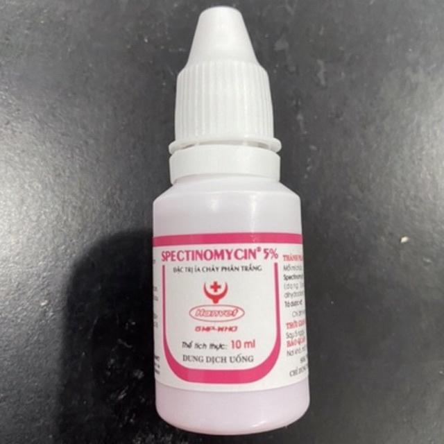 1 lọ SPECTINOMYCIN 5% spec đỏ đặc trị đi ngoài phân trắng