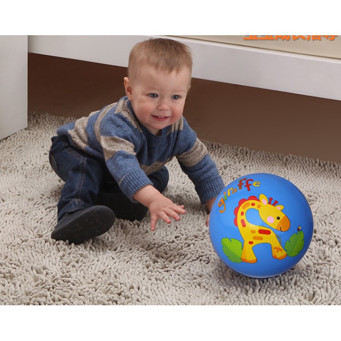 Bóng nhựa mềm Fisher cao cấp 22cm cho bé 6-18 tháng
