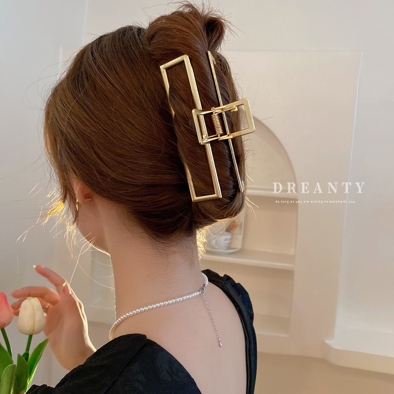 Kẹp Tóc Hình Cá Mập Bằng Kim Loại Phong Cách Thời Trang Độc Đáo