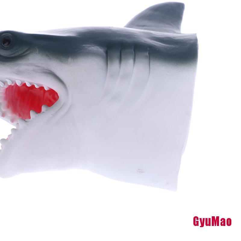 Găng Tay Con Rối Bằng Cao Su Mềm Hình Cá Mập Dễ Thương