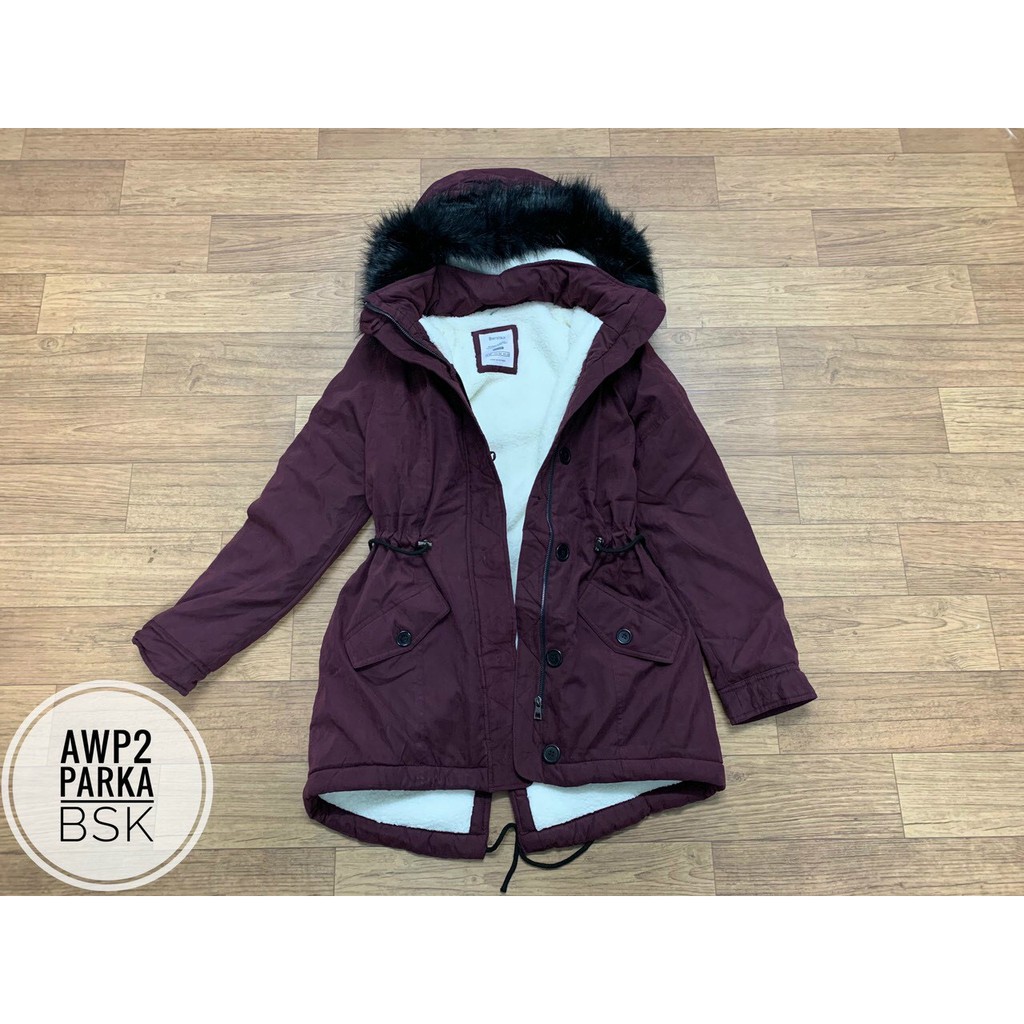 AK63 Áo Parka Ber..ksha lót lông cừu, lông thỏ cực ấm - hàng dư xịn | BigBuy360 - bigbuy360.vn
