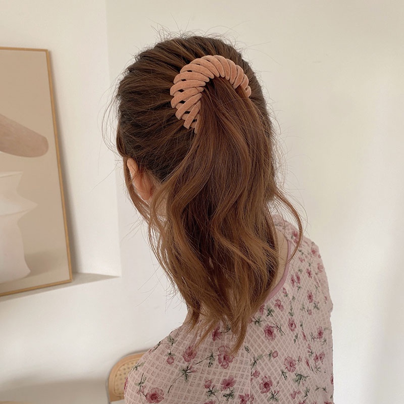 Kẹp Tóc Bằng Nhựa Tiện Dụng Dành Cho Nữ