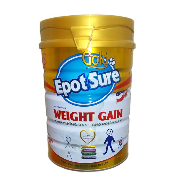 Sữa tăng cân Epotsure Weight Gain 900g - Sữa cho người gầy