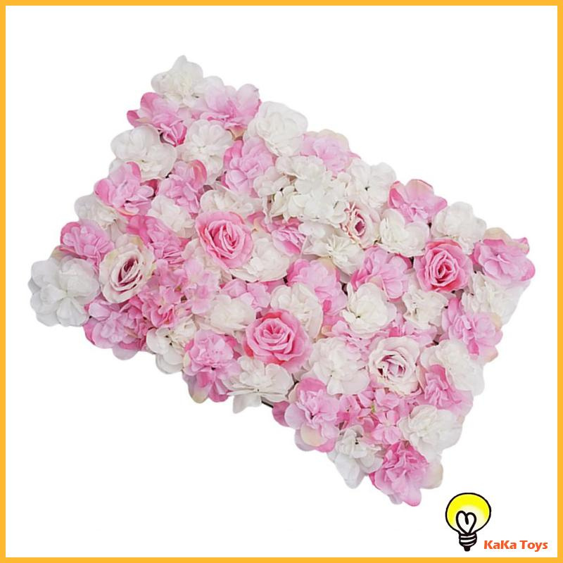 [KaKa Toys]Upscale Artificial Flower Wall Panel Home Shop Wedding Main Road Craft Decor