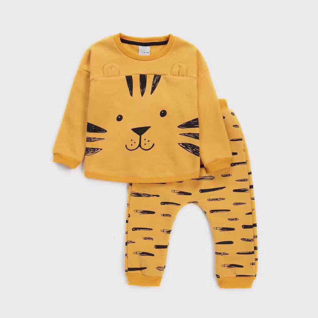 Bộ quần áo nỉ Zara con hổ zara 1-5y