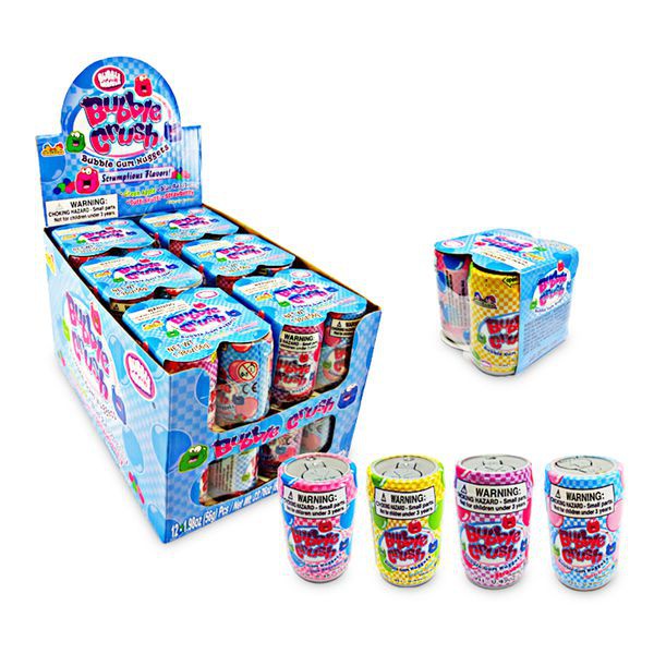 ( Bán sỉ ) Lốc 12 set Kẹo gum Kidsmania Bubble Crush 56gr