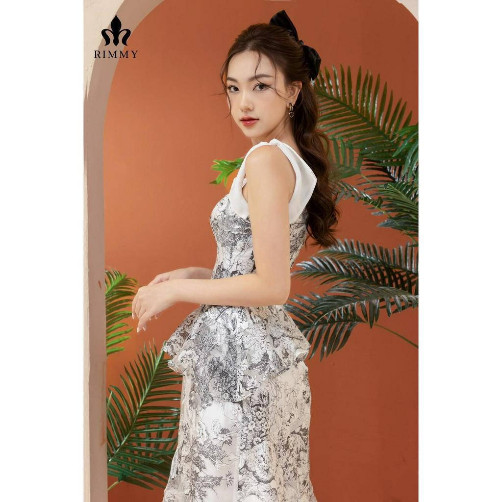 ĐẦM VOAN BÈO XÒE TẦNG CÓ LÓT TRONG CÓ MÚT NGỰC THIẾT KẾ CAO CẤP CỰC SANG CHẢNH