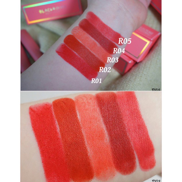 Son thỏi Black Rouge Rose Velvet Lipstick
