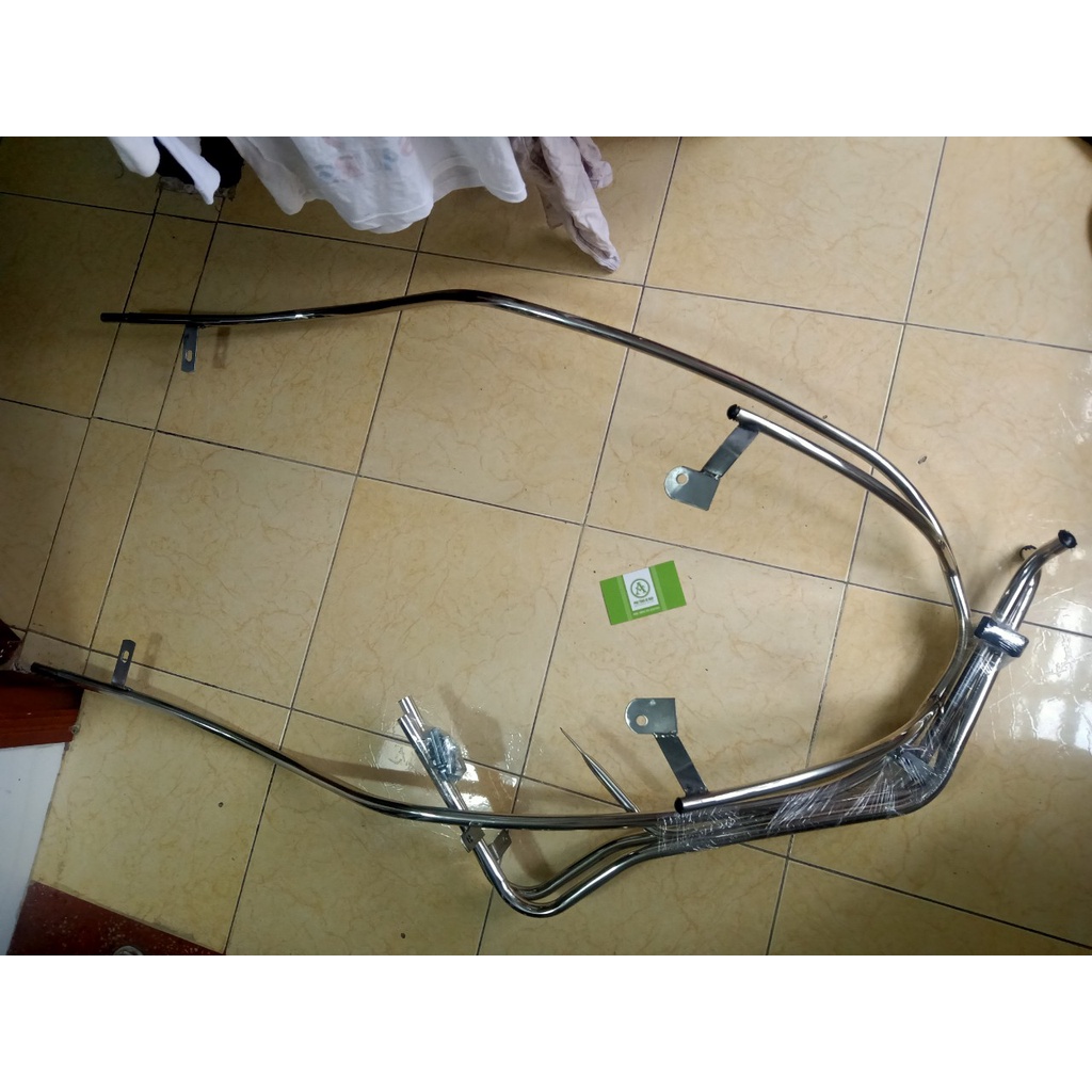Khung inox bảo vệ xe grande 2019