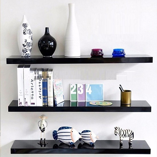 Kệ treo tường 3 thanh ngang 40*15-Giá xưởng