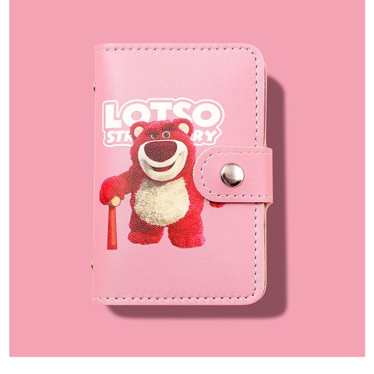 Ví đựng thẻ/card nhiều ngăn hoạ tiết Gấu Lotso dễ thương