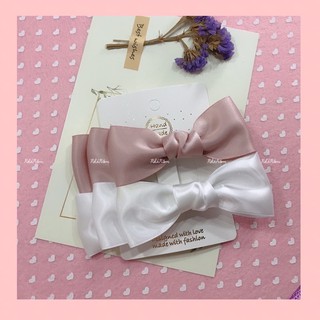 🎀 KẸP TÓC NƠ 3 TẦNG BÁNH BÈO - [Nhà Nấm handmade]