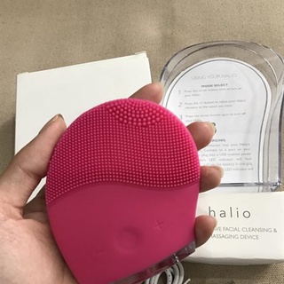 Máy Rửa Mặt Thông Minh Halio Facial Cleansing & Massaging Device - Màu hồng đậm