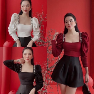 🎀 BIGSIZE 🎀 ÁO ÉP ĐÁ TAY PHỒNG ♥️