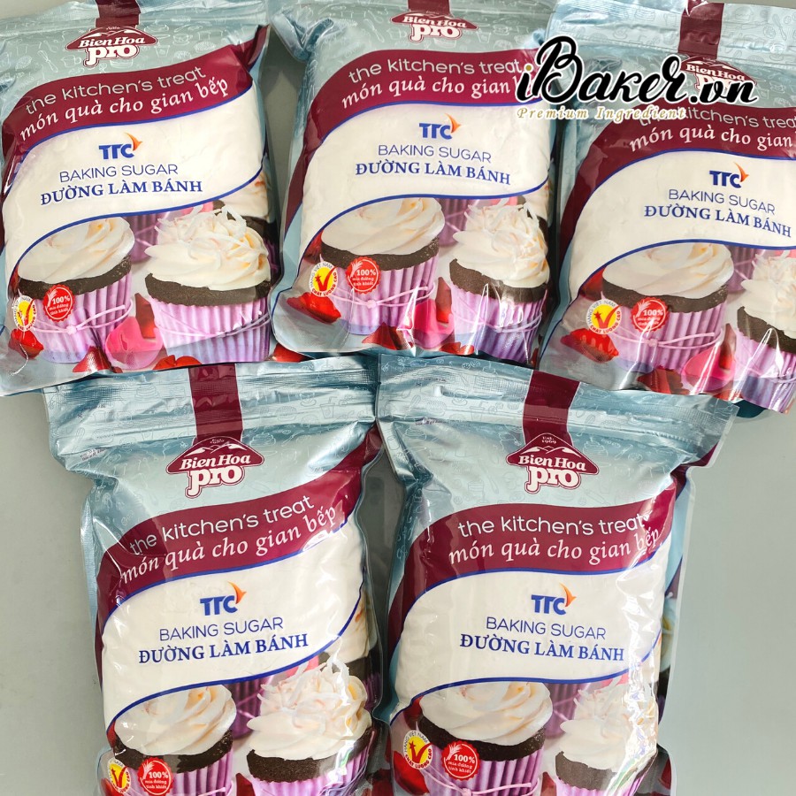 [Rẻ Vô Địch] 1kg Đường xay/ đường bột mịn/ đường làm bánh Biên Hòa