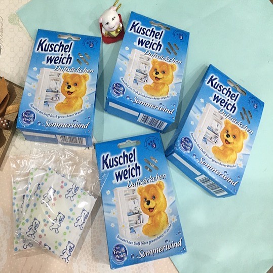 Túi Thơm Tủ Quần Áo Bé Kuschel Weich Đức - Hộp 3 Túi