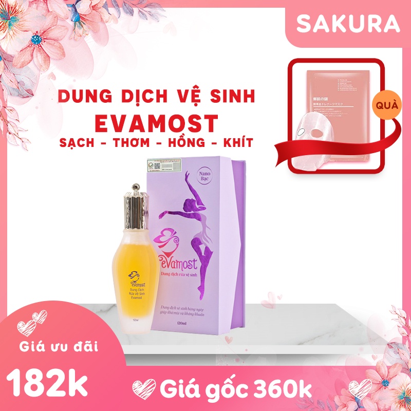 [Evamost Chính Hãng - Nguyên Tem ] Dung dịch rửa vệ sinh Evamost