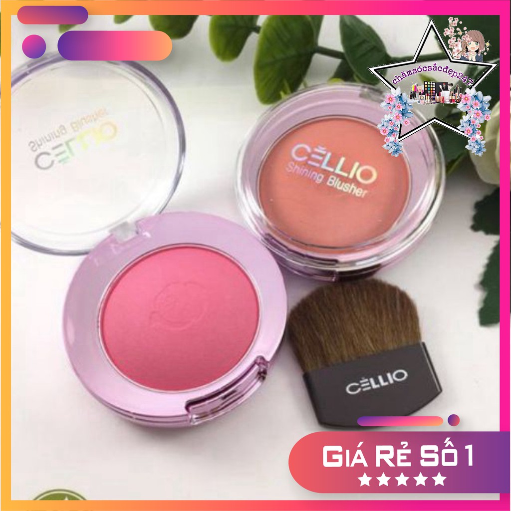 Phấn má hồng Cellio shining blusher +++