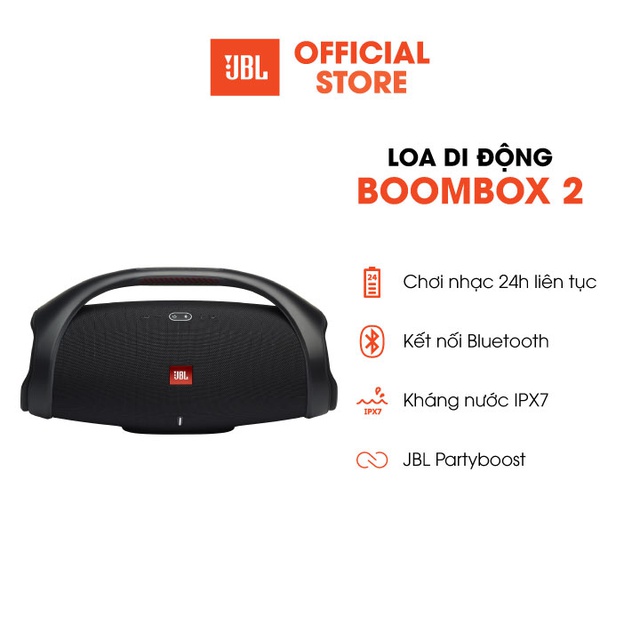 [Mã ELHACE giảm 4% đơn 300K] Loa di động JBL BOOMBOX 2 - Hàng Chính Hãng