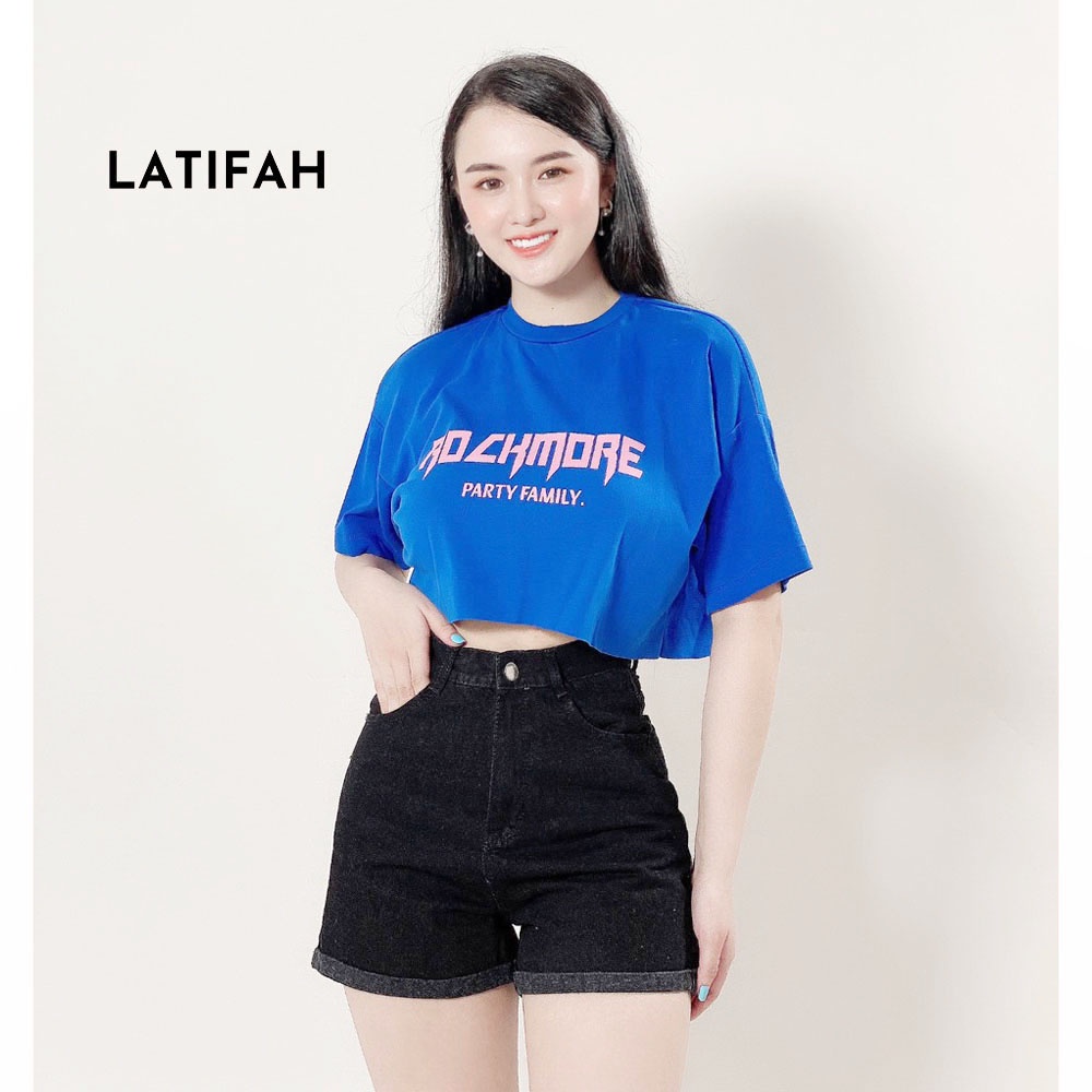 [Mã BMBAU50 giảm 50K đơn 150K] Quần shorts jean nữ LATIFAH lật lai trơn QS001 thời trang dạo phố