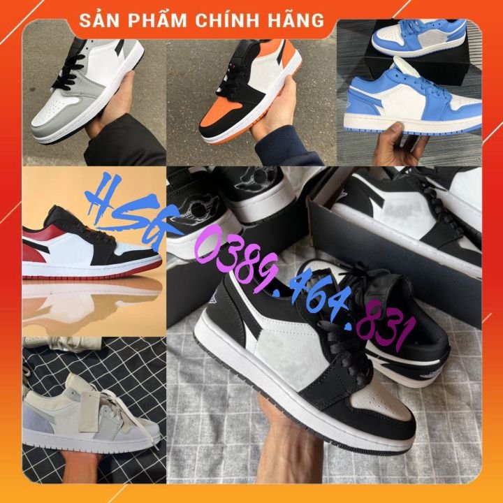 [Sốc] [FULL BOX+ BILL] Giày thể thao cổ thấp các màu nam nữ hot nhất 2021