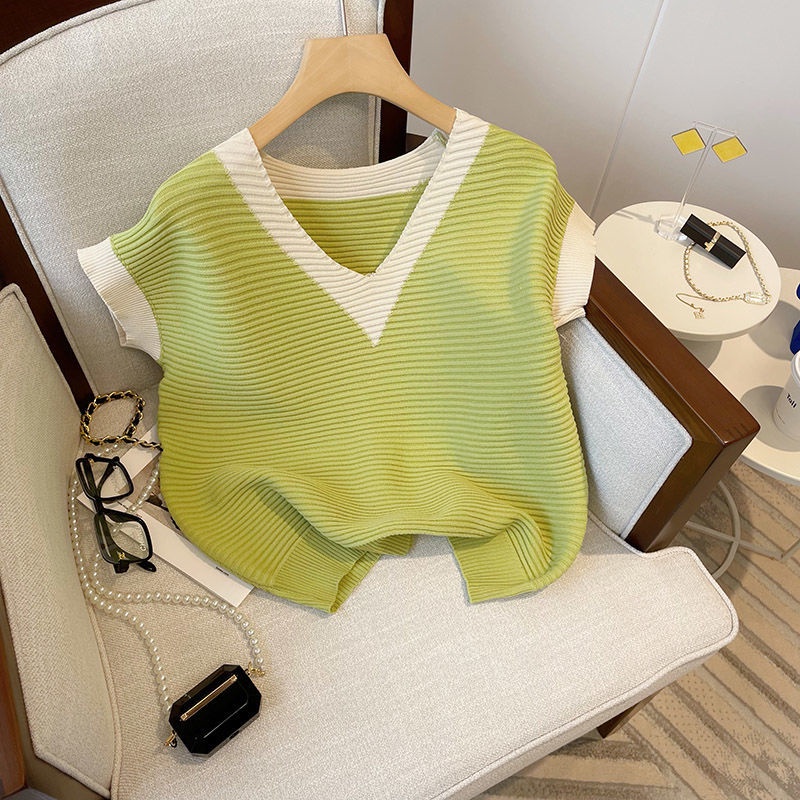 Áo Sát Nách Cổ Chữ V Thiết Kế Mới Thời Trang Mùa Hè Dành Cho Nữ