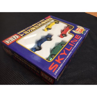 Set 4 xe tomica nissan skyline 30th năm 2000 mới