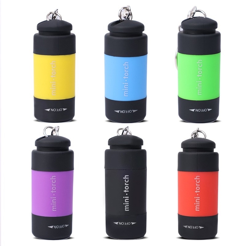 Đèn Pin Mini 0.5W Đeo Ngón Tay Có Thể Sạc Lại USB Dùng Đọc Sách Ngoài Trời