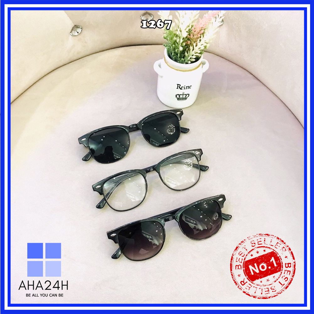 [Mã FARSSTGRE giảm 5K đơn bất kỳ] [Chỉ thanh toán với AirPay] Mắt kính nữ unisex form nửa gọng cao cấp