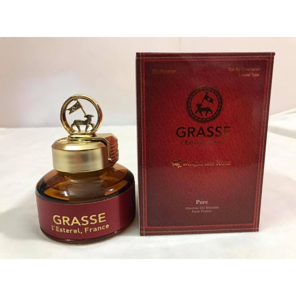 Nước Hoa Ô tô Hàn Quốc Grasse 110ML (hộp đỏ) hương hoa hồng dịu mát dễ chịu