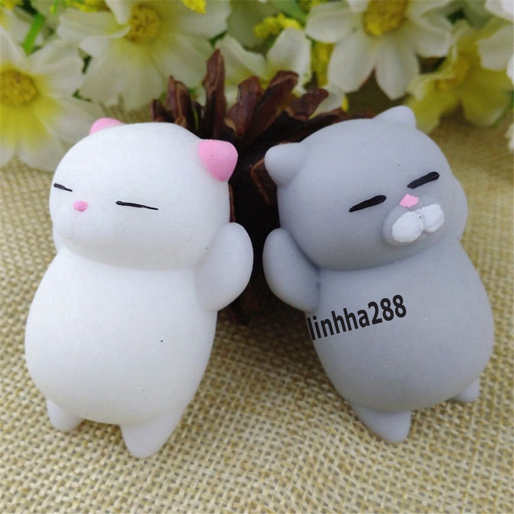 Squishy mochi dễ thương giải trí xả stress, mềm bóp đã-Squishy Mochi Hình Thú Dễ Thương
