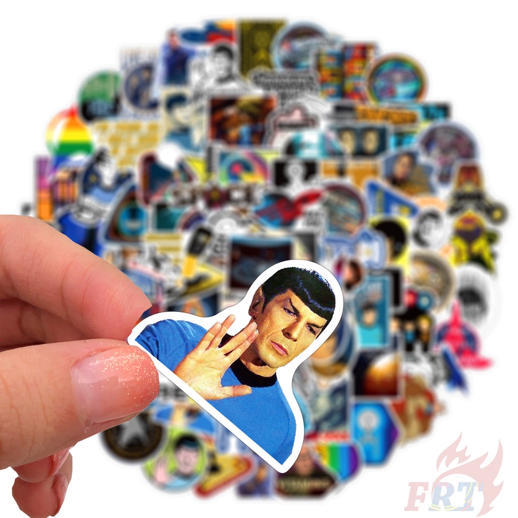 100Pcs/Set ❉ Star Trek Series A Stickers ❉ DIY Fashion Luggage Laptop Skateboard Doodle Decals Stickers