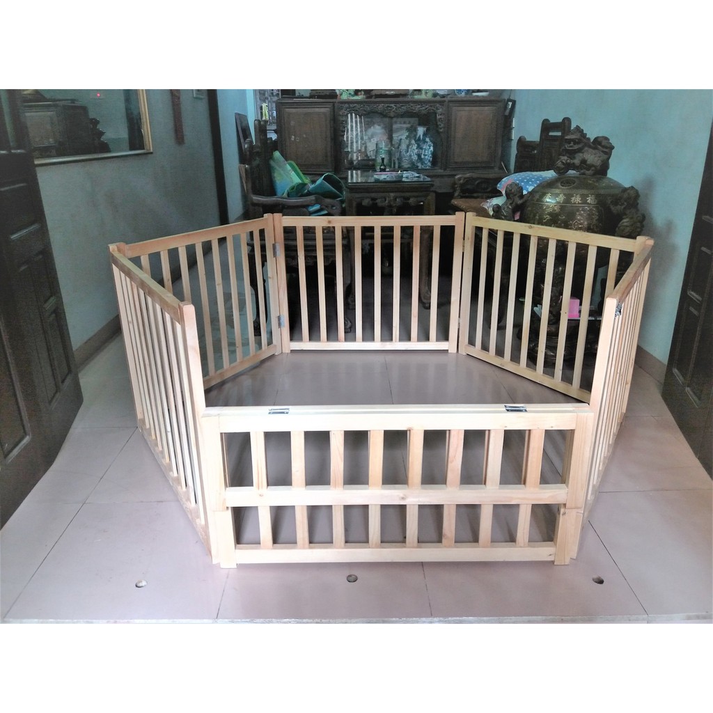 Cũi gỗ quây 8 cánh
