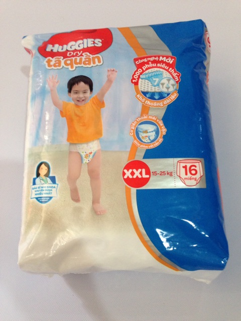 Tả quần Huggies Size XXL 16miếng