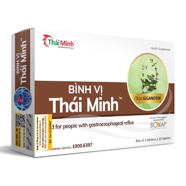 BÌNH VỊ THÁI MINH  - Trào ngược Dạ dày Thực quản