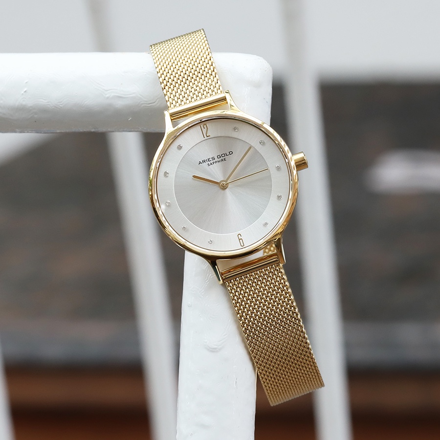 Đồng hồ nữ Aries Gold AG-L5033Z G-W Size mặt 28 mm
