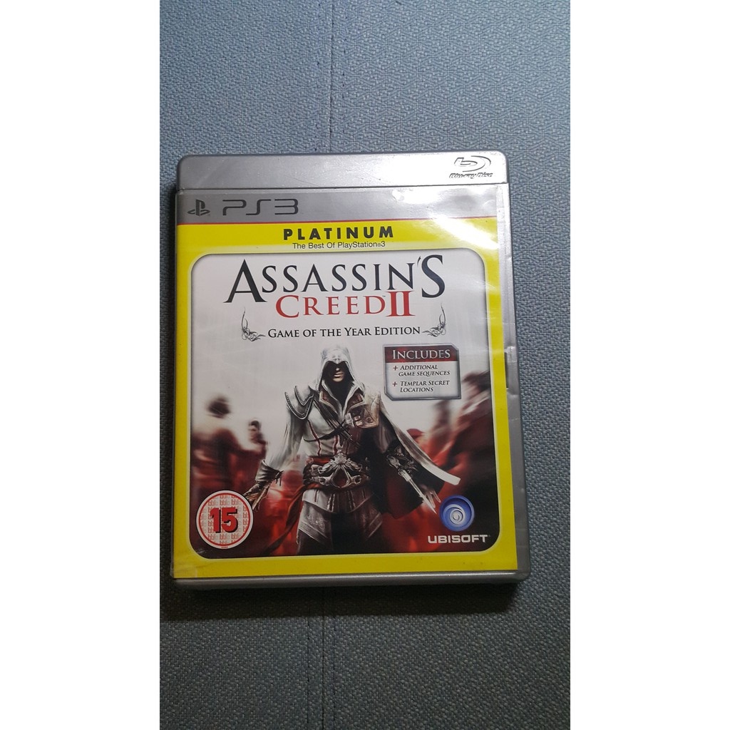 Đĩa game PS3 Assassins Creed II hộp đầy đủ