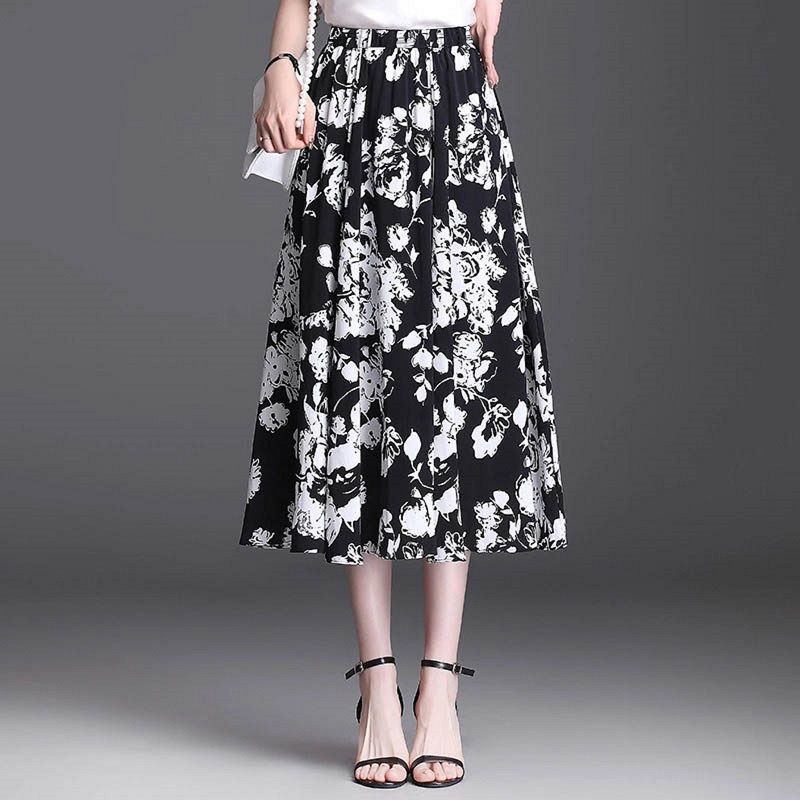 Chân Váy Chữ A Dáng Ôm Dài Vừa Vặn Với Dây Thun Co Giãn Cá Tính Thời Trang