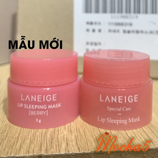 Mặt nạ ngủ môi Laneige Lip Sleeping Mask DƯỠNG HỒNG MỀM MÔI mini 3g | BigBuy360 - bigbuy360.vn