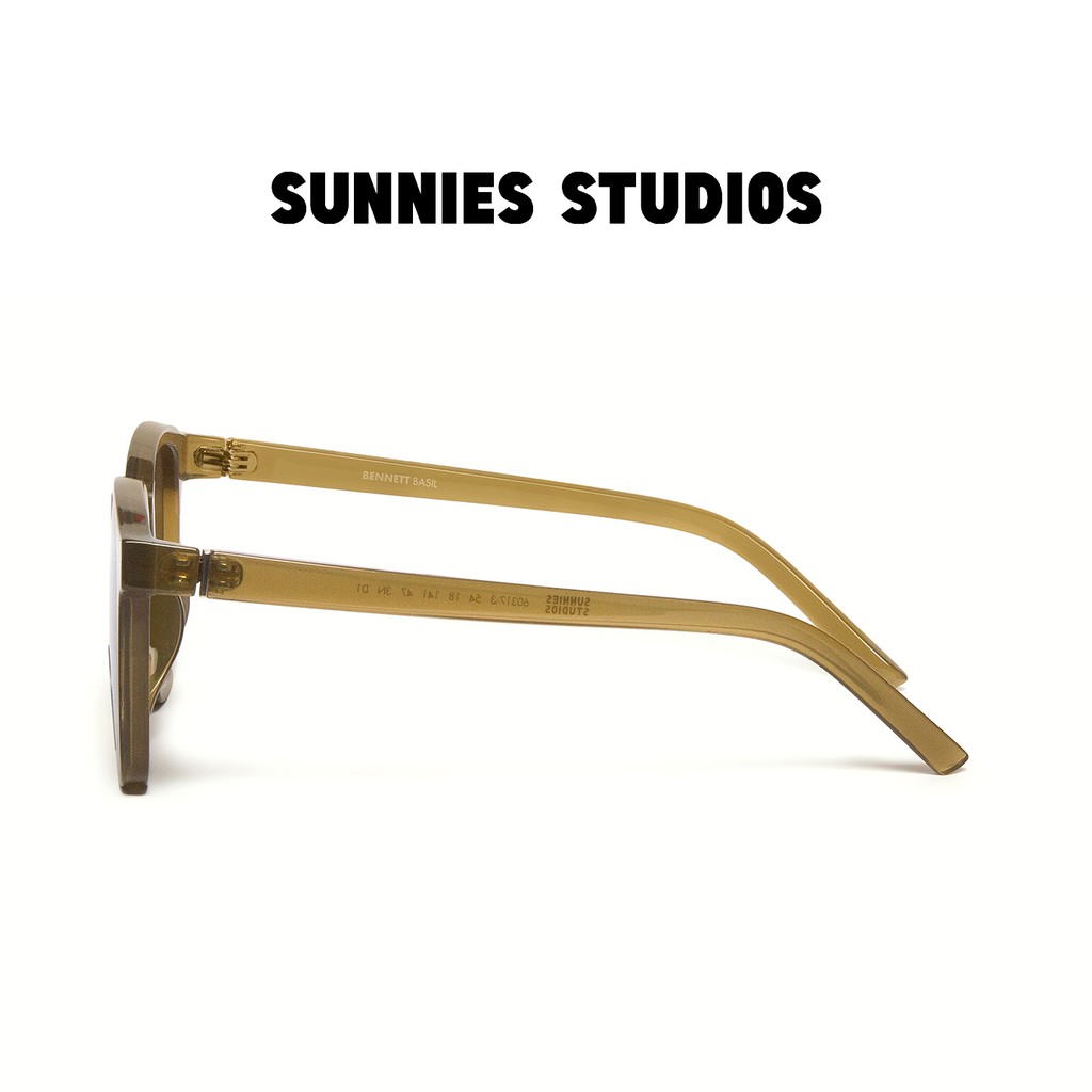 Kính mát Sunnies Studios Gọng Vuông Bennett in Basil
