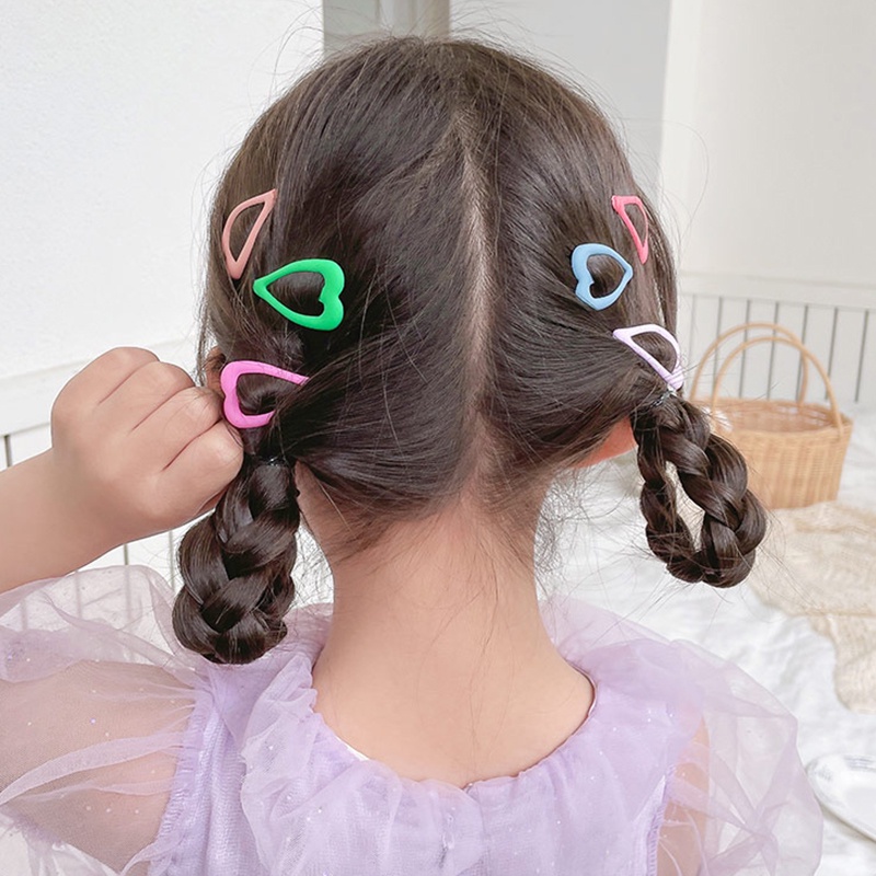 Kẹp Tóc Ngôi Sao Màu Kẹo Ngọt Dễ Thương Cho Bé Gái