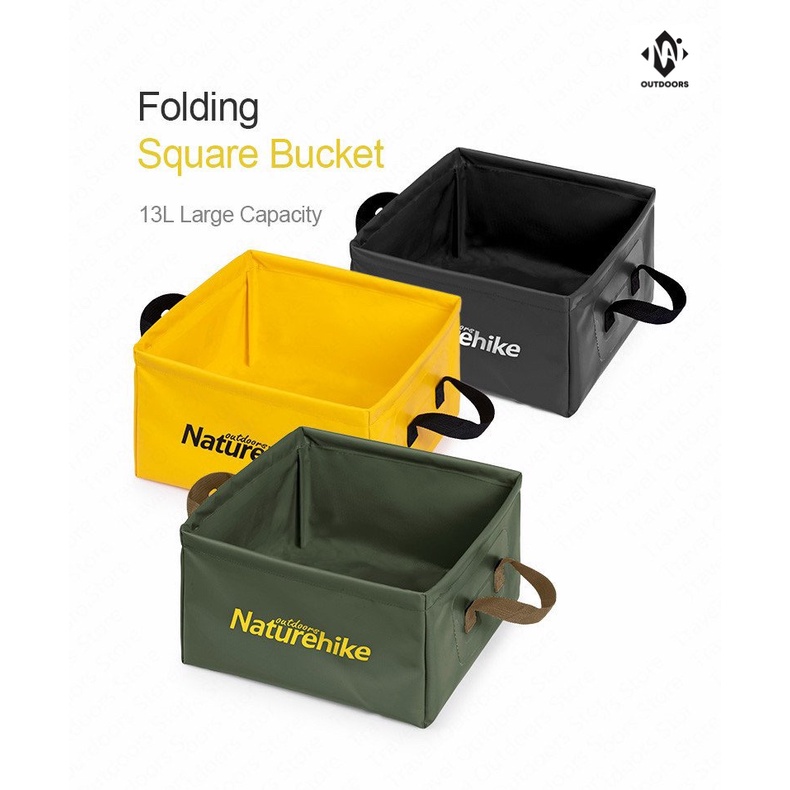 Xô gấp dã ngoại vuông NatureHike NH19SJ007 | BigBuy360 - bigbuy360.vn