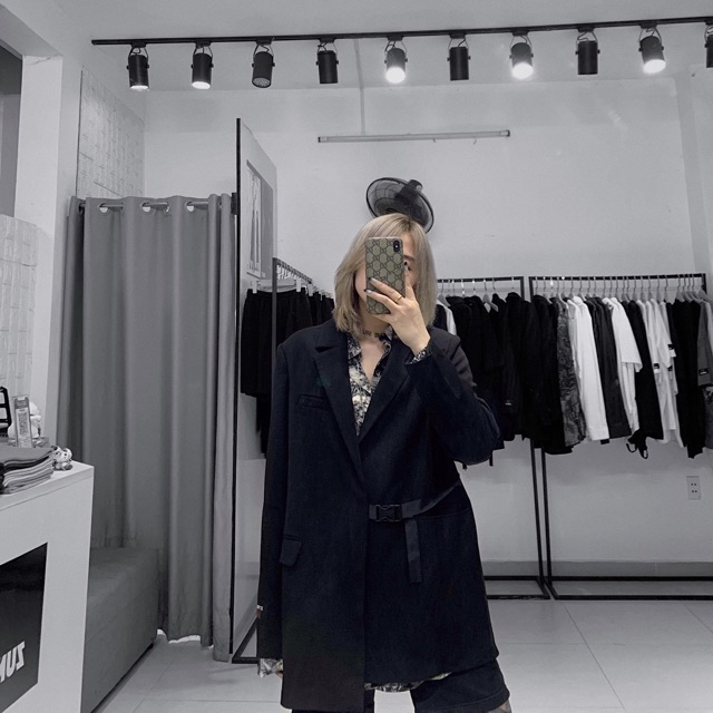 Áo Blazer đen ZUNE.ZX(kazuo blazer black) | BigBuy360 - bigbuy360.vn