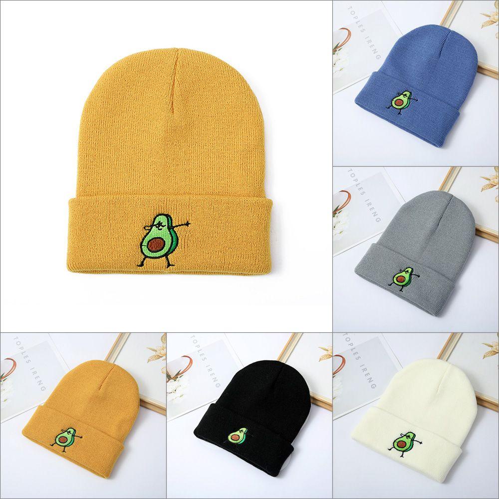 Mũ Beanie Dệt Kim Màu Trơn Dễ Thương Cho Nữ