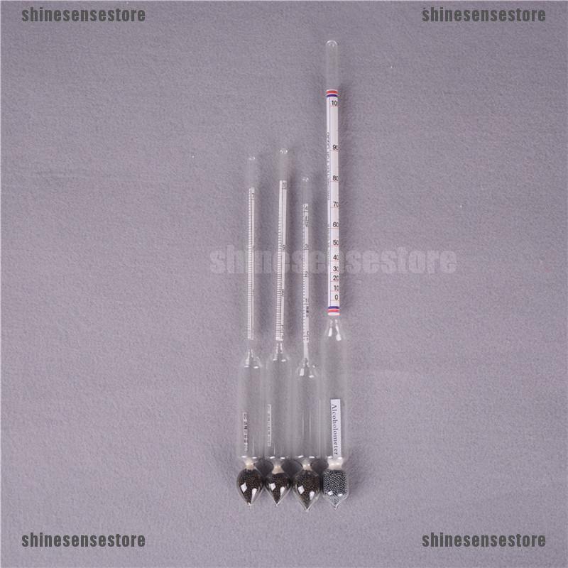 0-100% Hydrometer Máy đo nồng độ cồn Máy đo nồng độ cồn