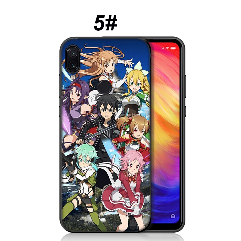 Xiaomi Mi CC9e CC9 Max 3 Mix 2s Note 10 Lite Redmi Note 9 9s K30 Pro Max Soft Case YX172 Sword Art Online