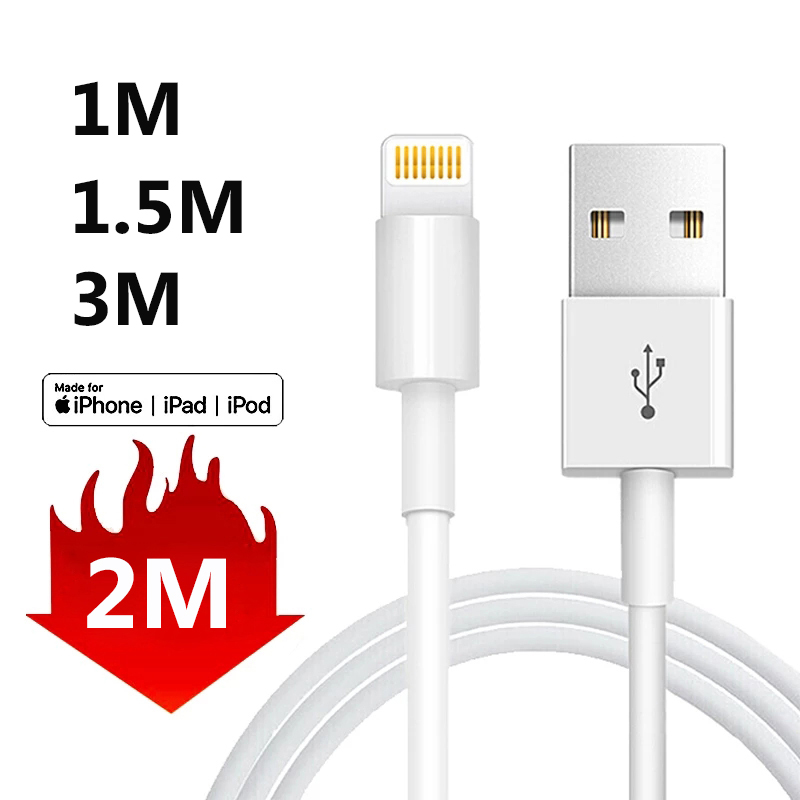 Cáp Sạc/Cốc Sạc Suntaiho Giao Diện Lightning USB Cho Ipad I6 Ix 7plus Dài 1m 1.5m 2m 3m Chất Lượng Cao